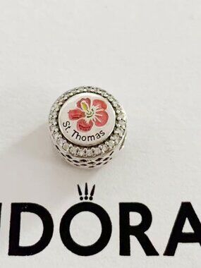 Pandora St.Thomas Exclusive Charm Bead S925 Sterling Silver Jewelry